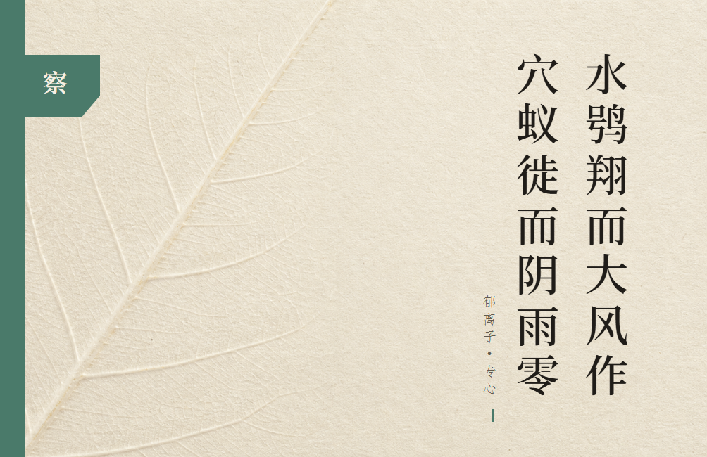 察类14字对偶智慧笺正面